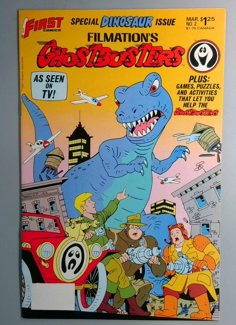 Filmation's Ghostbusters #2 Special Dinosaur Issue First Comics 1986