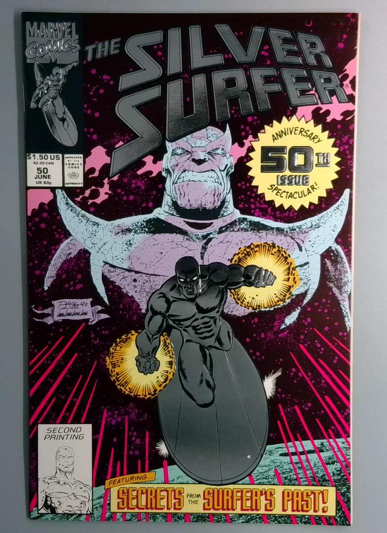 Silver Surfer #50 VF 2nd Direct Edition Marvel 1991