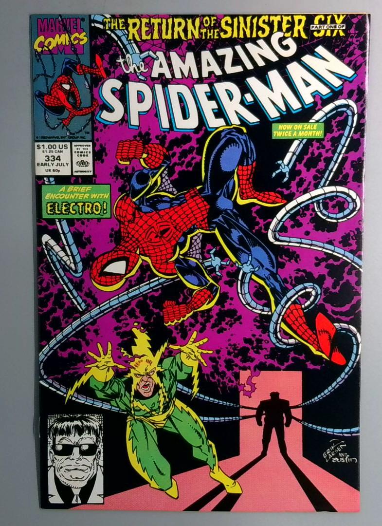Amazing Spider-Man #334 NM Sinister Six Marvel 1990