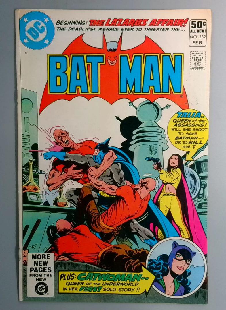 Batman #332 1st Solo Catwoman Story Direct Edition DC 1981