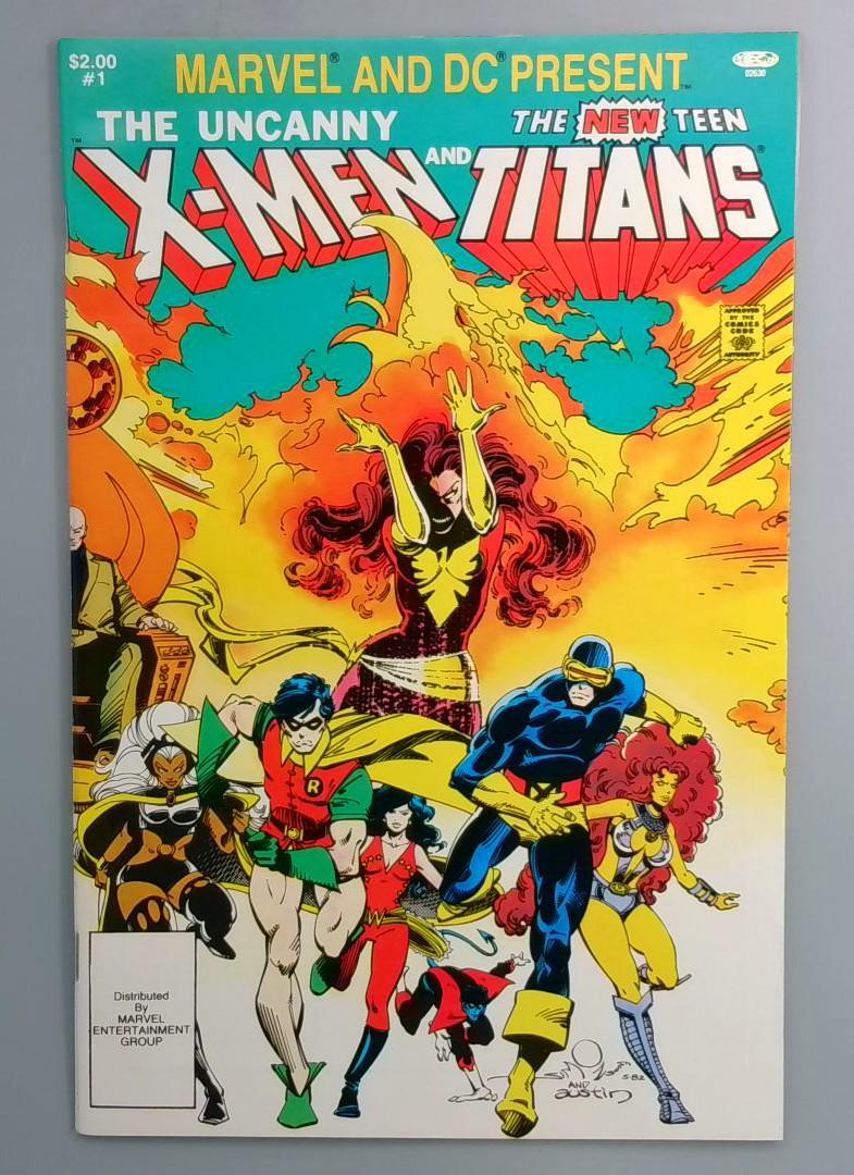 Uncanny X-Men and New Teen Titans #1 NM- Marvel, DC Comics 1982