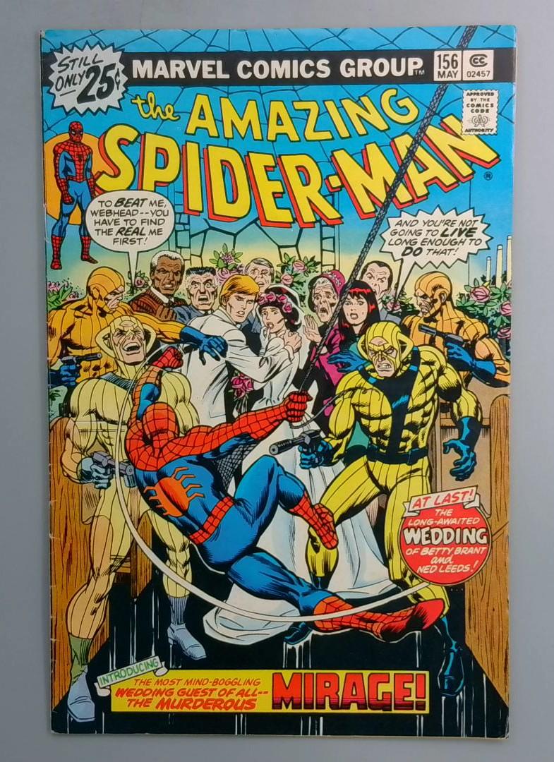 Amazing Spider-Man #156 VG 1st Appearance of Mirage Desmond Marvel 1976