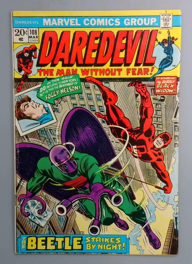 Daredevil #108 VG 1st Candace Nelson Marvel 1974