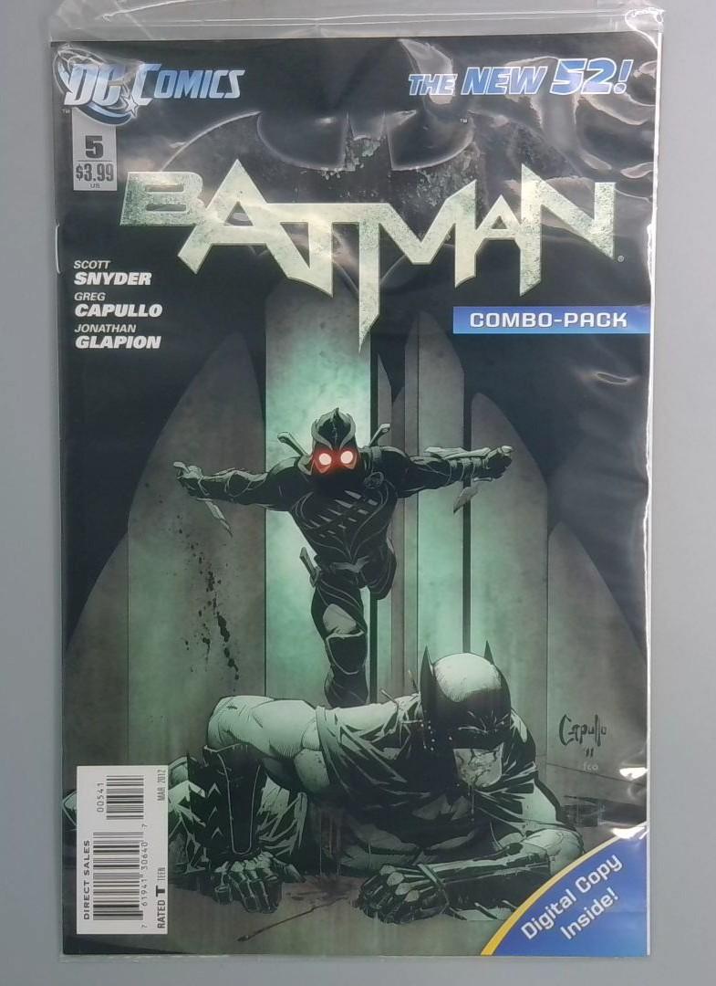 Batman #5 NM Digital Combo Pack - Polybagged DC 2012