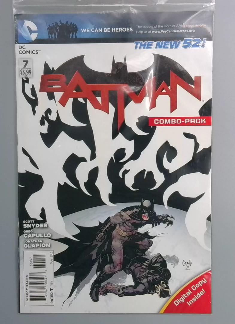 Batman #7 NM 1st Harper Row, Digital Combo Pack - Polybagged DC 2012