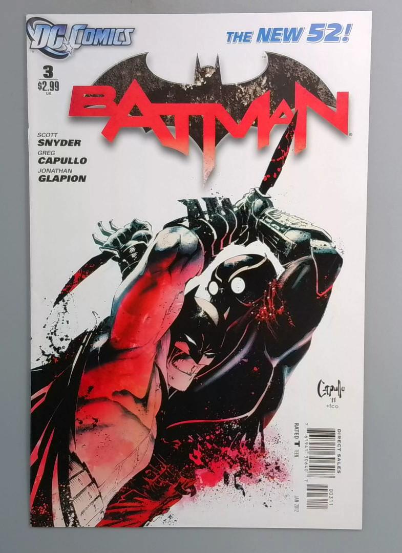 Batman #3 Cameo Appearance of the Court of Owls DC 2012