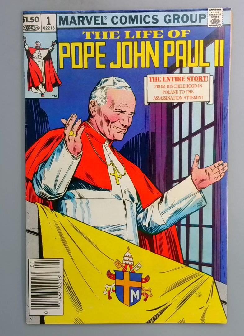 The Life of Pope John Paul II #1 FN Marvel Comics 1983