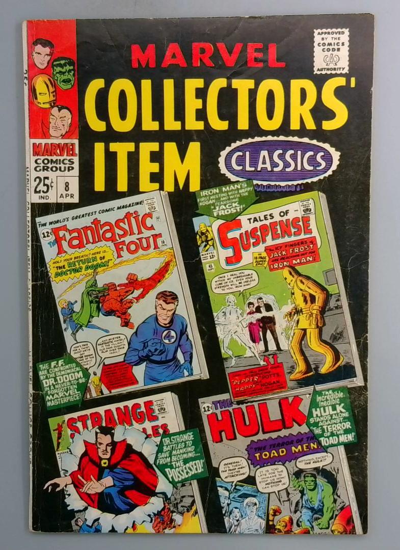 Marvel Collectors Item Classics #8 VG Marvel 1967