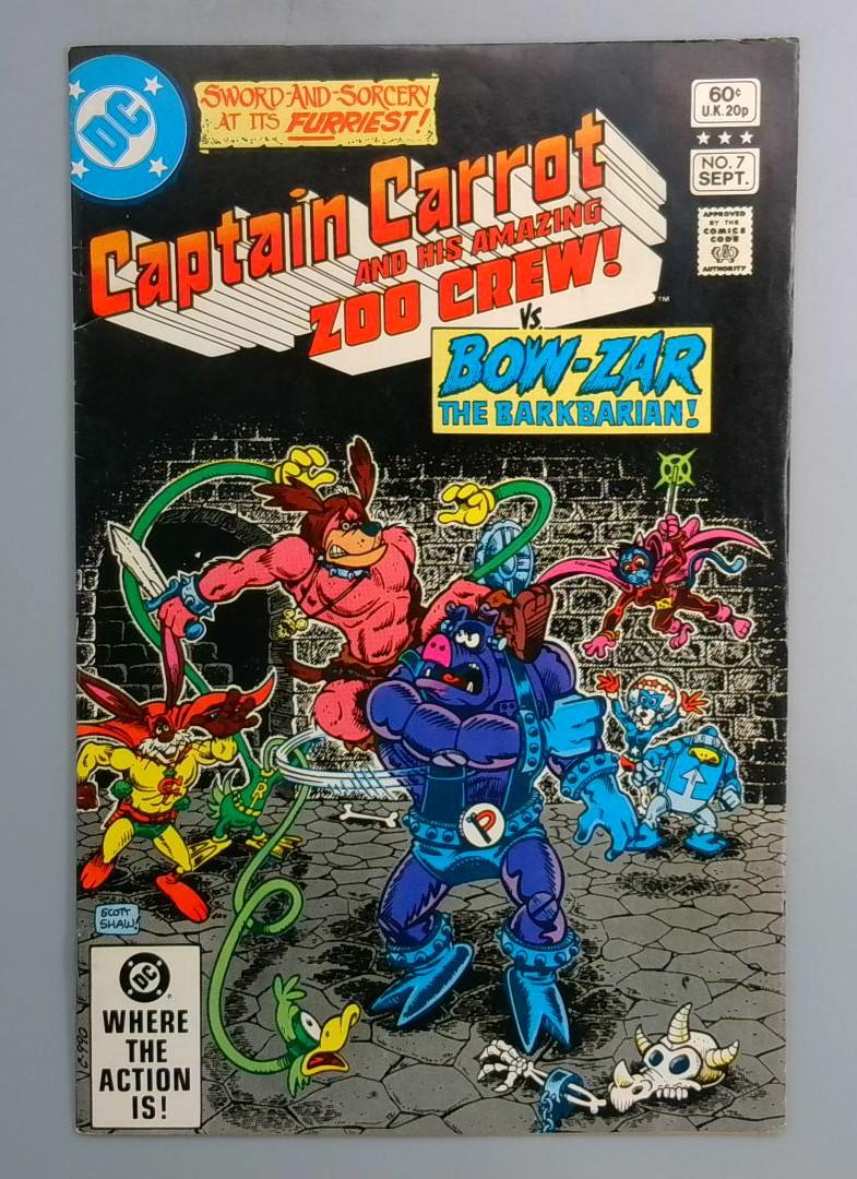 Captain Carrot and His Amazing Zoo Crew #7 Direct Edition DC 1982