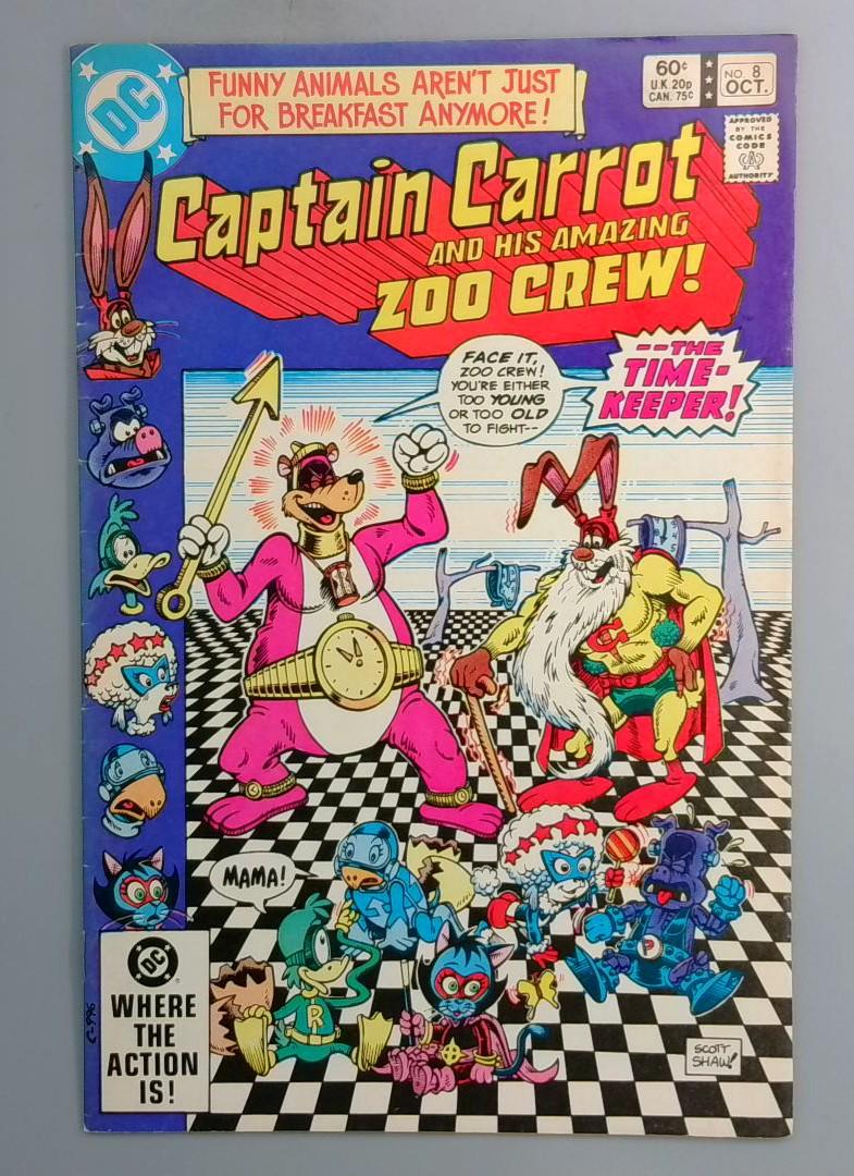 Captain Carrot and His Amazing Zoo Crew #8 Direct Edition DC 1982