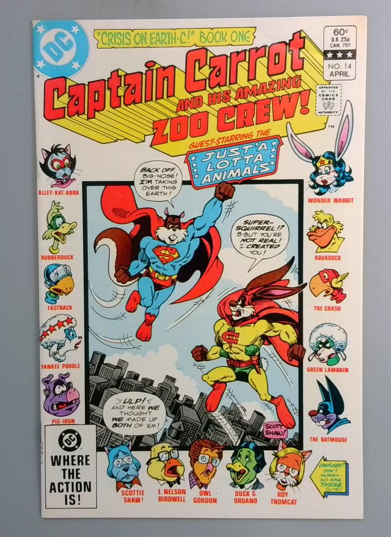 Captain Carrot and His Amazing Zoo Crew #14 Direct Edition DC 1983
