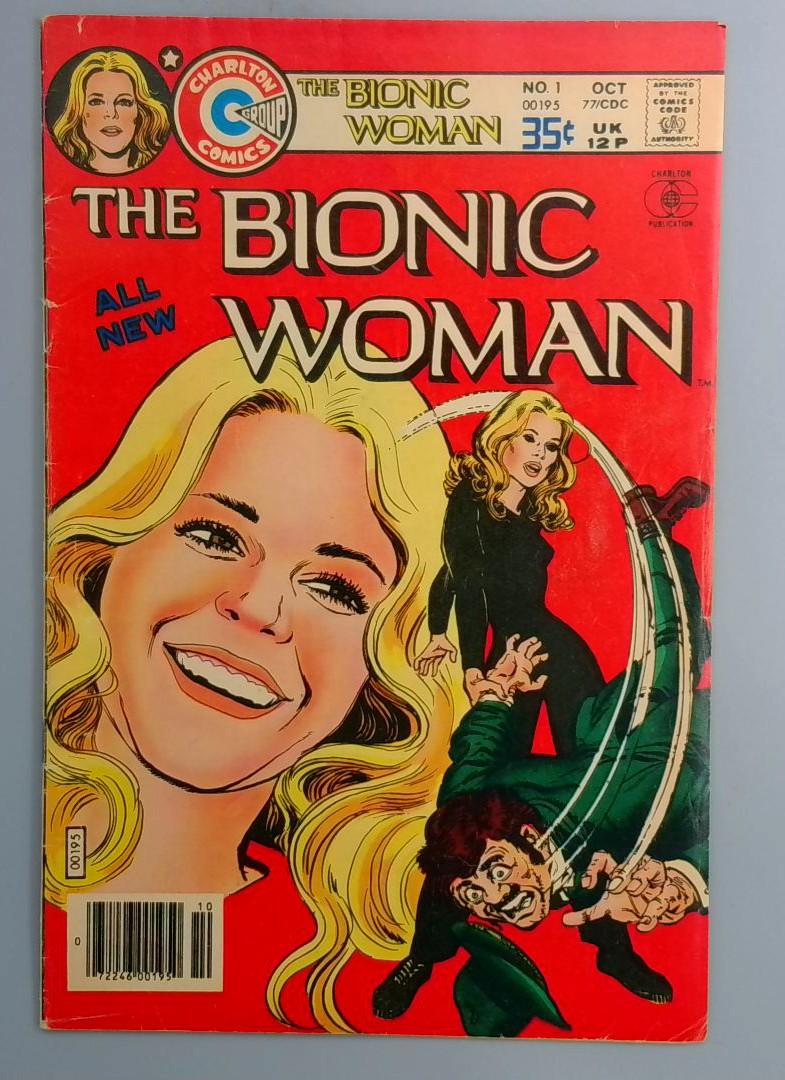 Bionic Woman #1 VG Charlton 1977 