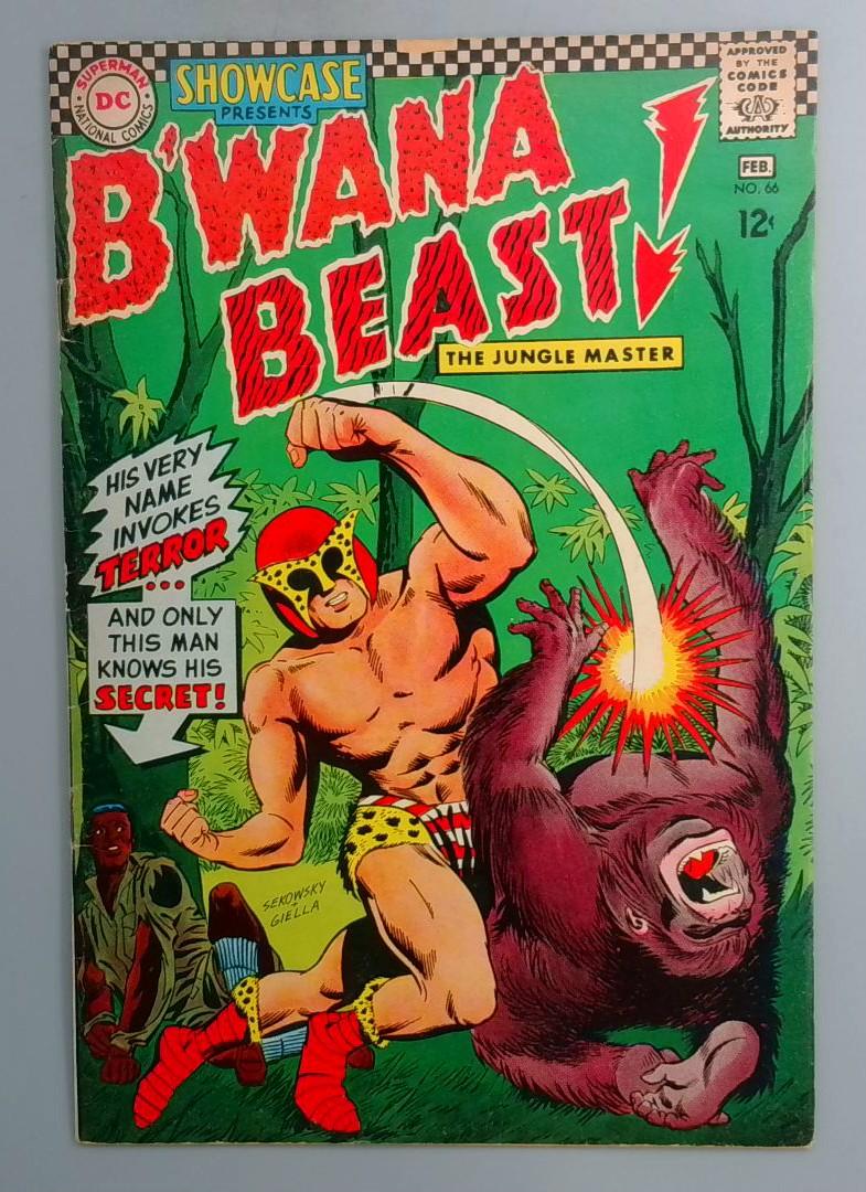 Showcase #66 VG Bwana Beast DC 1967