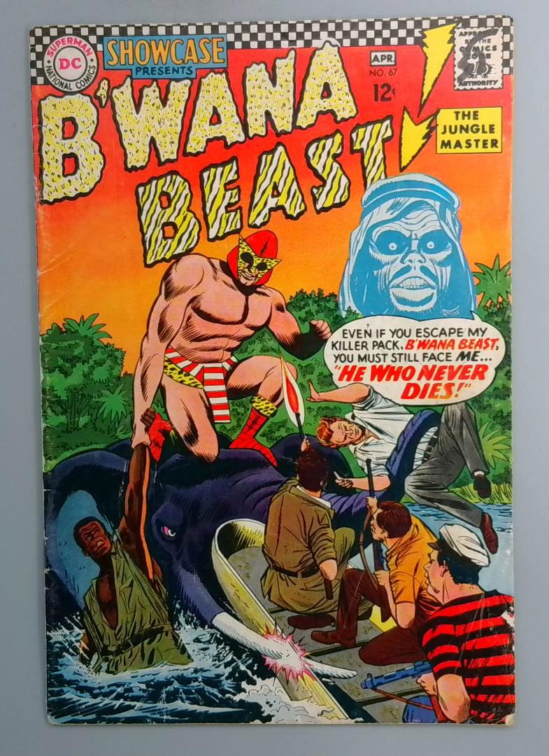 Showcase #67 VG+ Bwana Beast DC 1967