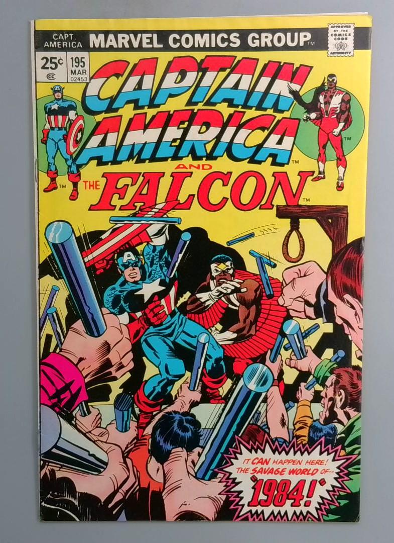 Captain America #195 1st Tinkerbelle Member of Elite Marvel 1975
