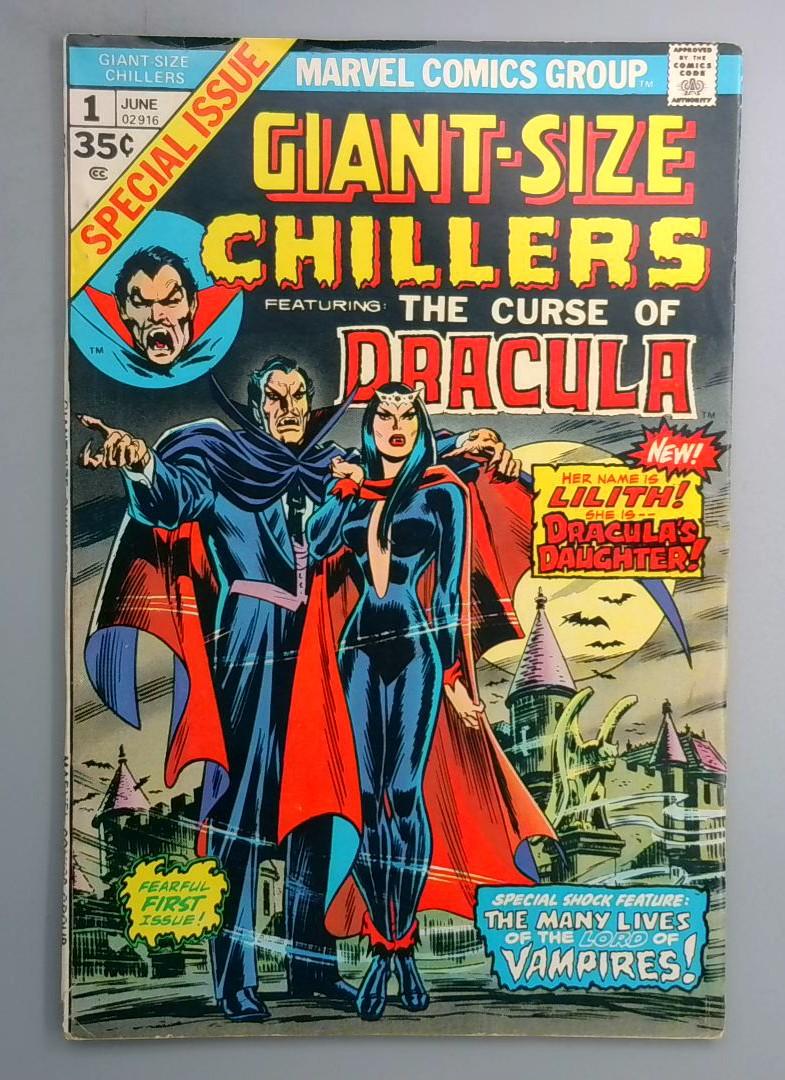 Giant-Size Chillers #1 FN-, 1st Lilith Marvel 1974