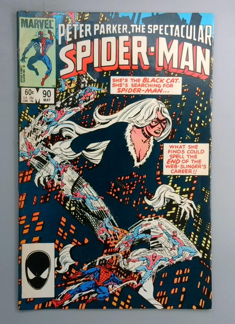 Spectacular Spider-Man #90 1st Black Suit Marvel 1984
