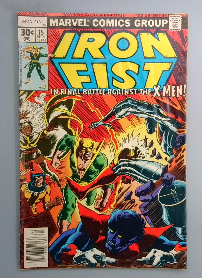 Iron Fist #15 VG John Byrne X-Men Appearance Marvel 1977