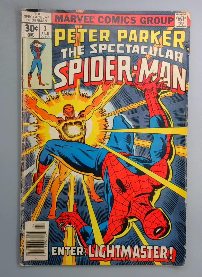 Spectacular Spider-Man #3 1st Appearance of Lightmaster Marvel 1976