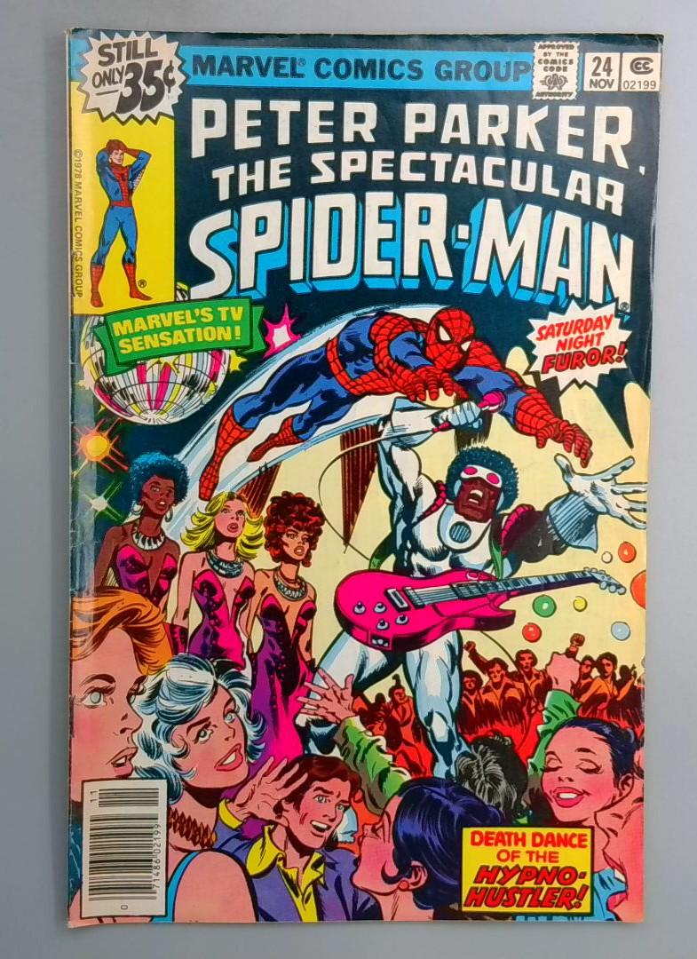 Spectacular Spider-Man #24 1st Hypno Hustler Marvel 1978