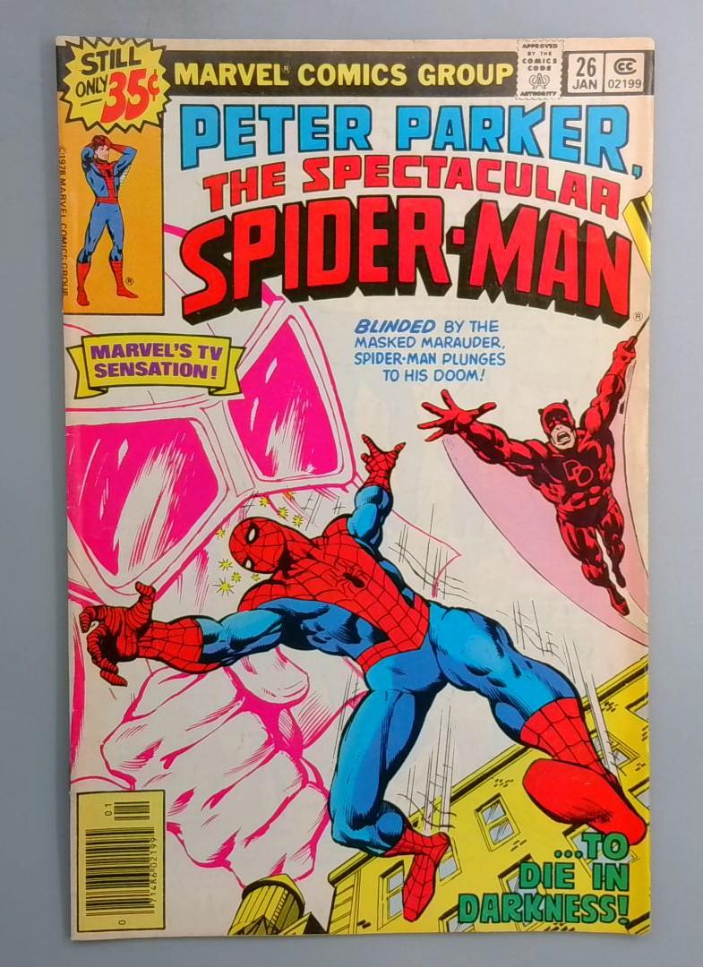Spectacular Spider-Man #26 Daredevil Marvel 1979