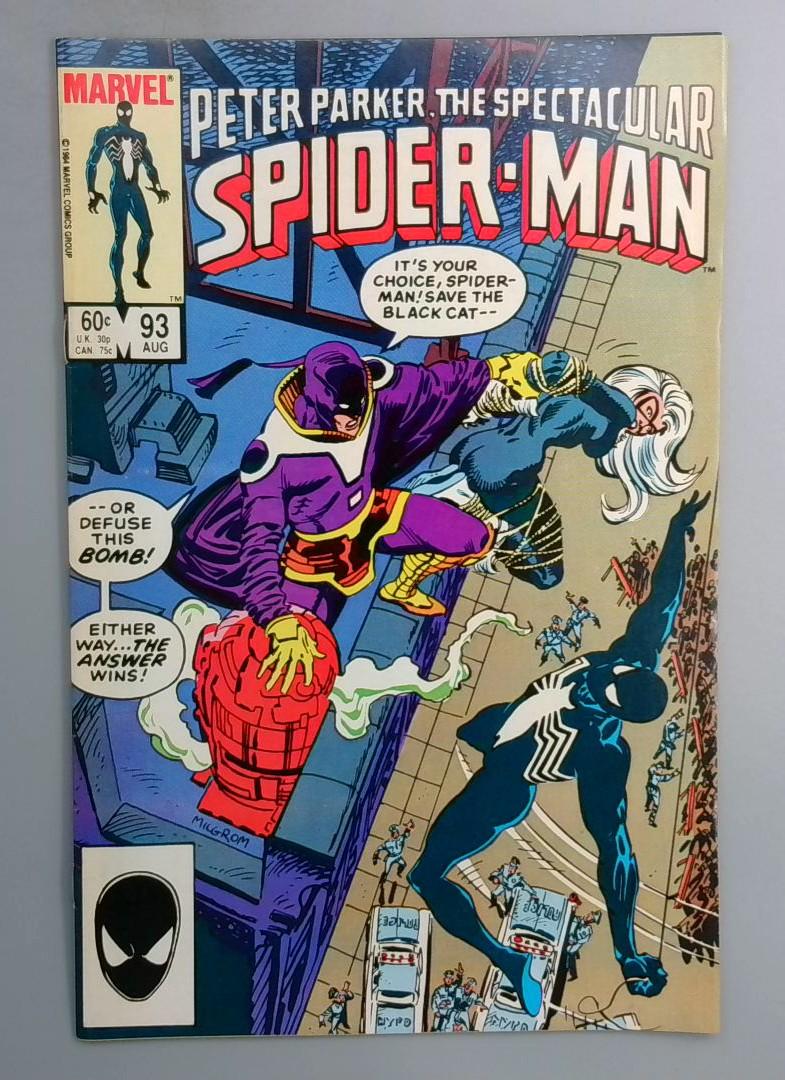 Spectacular Spider-Man #93 VF/NM Kingpin & the Answer Marvel 1984 