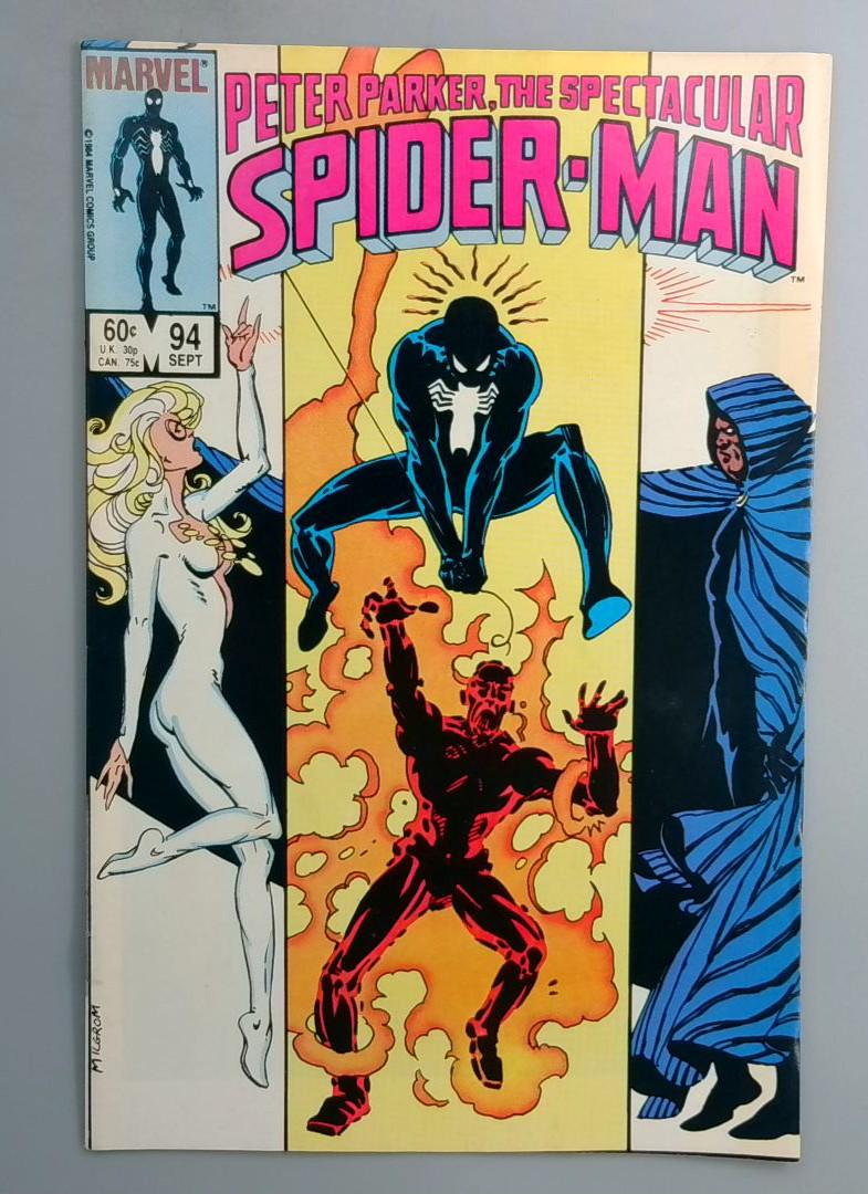 Spectacular Spider-Man #94 1st Cameo Appearance of Jonathan Ohnn Marvel 1984