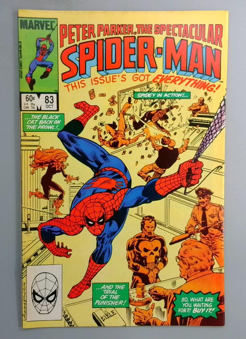 Spectacular Spider-Man #83 Punisher Marvel 1983