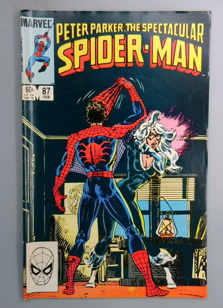 Spectacular Spider-Man #87 Spider-Man Reveals Secret Identity to Black Cat