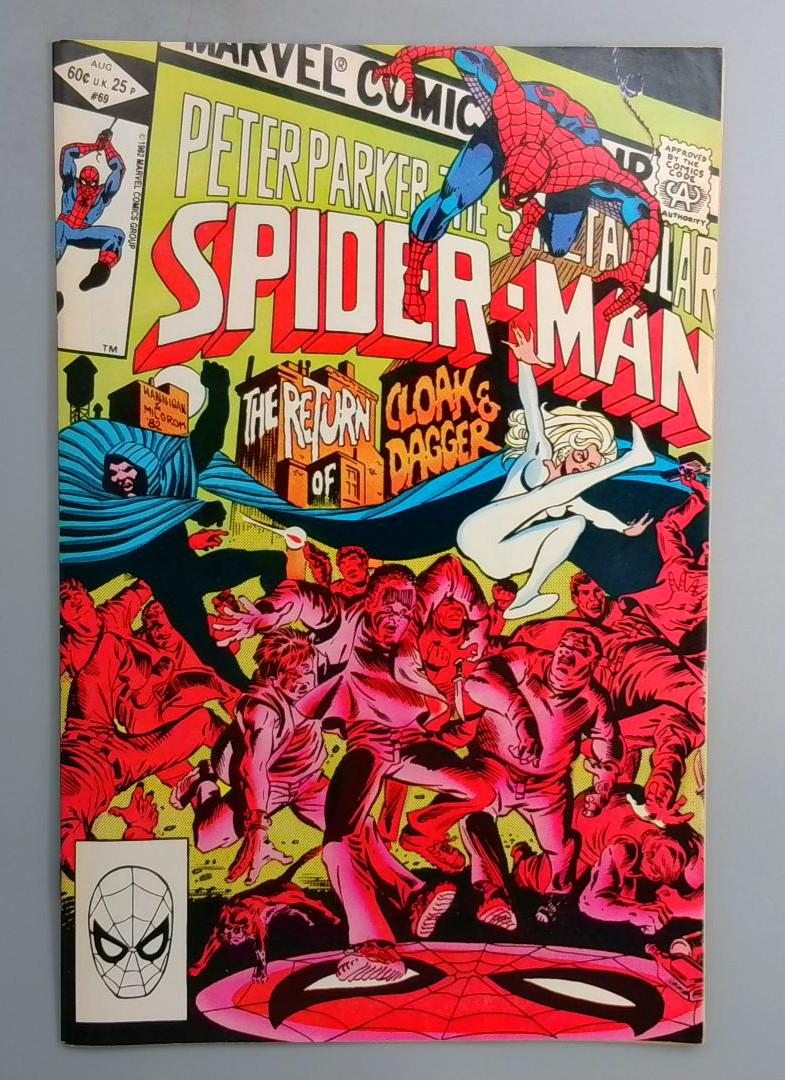 Spectacular Spider-Man #69 2nd Cloak and Dagger Marvel 1982