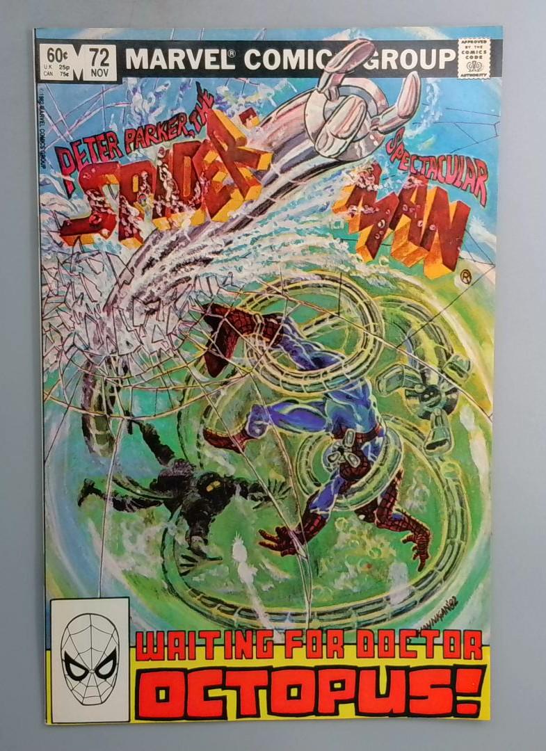 Spectacular Spider-Man #72 1st Ollie Osnick As Doctor Octopus Marvel 1982