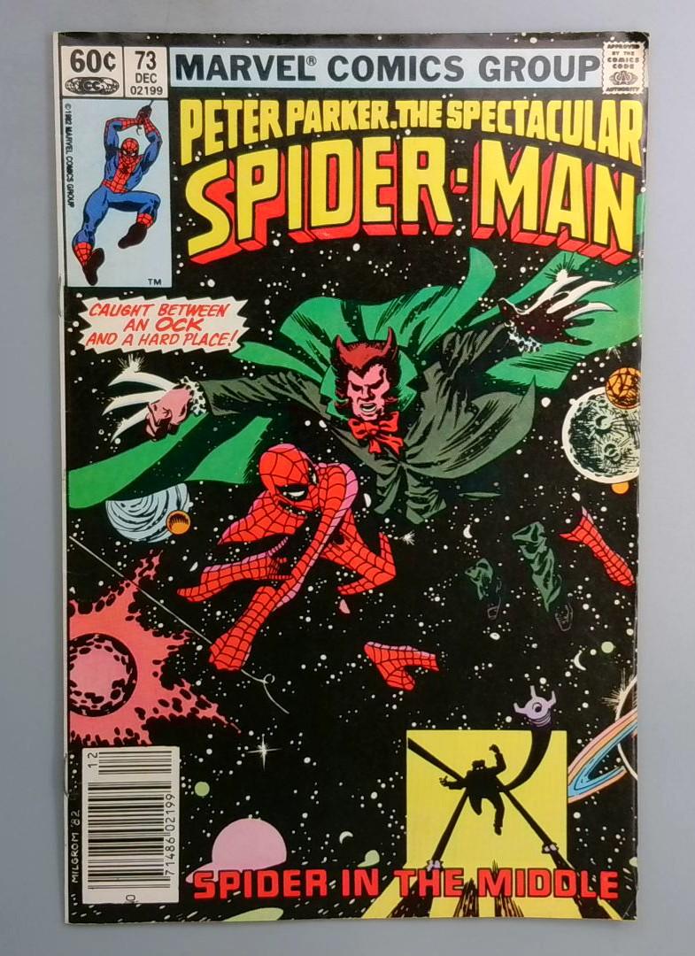 Spectacular Spider-Man #73 Newsstand Edition Marvel 1982