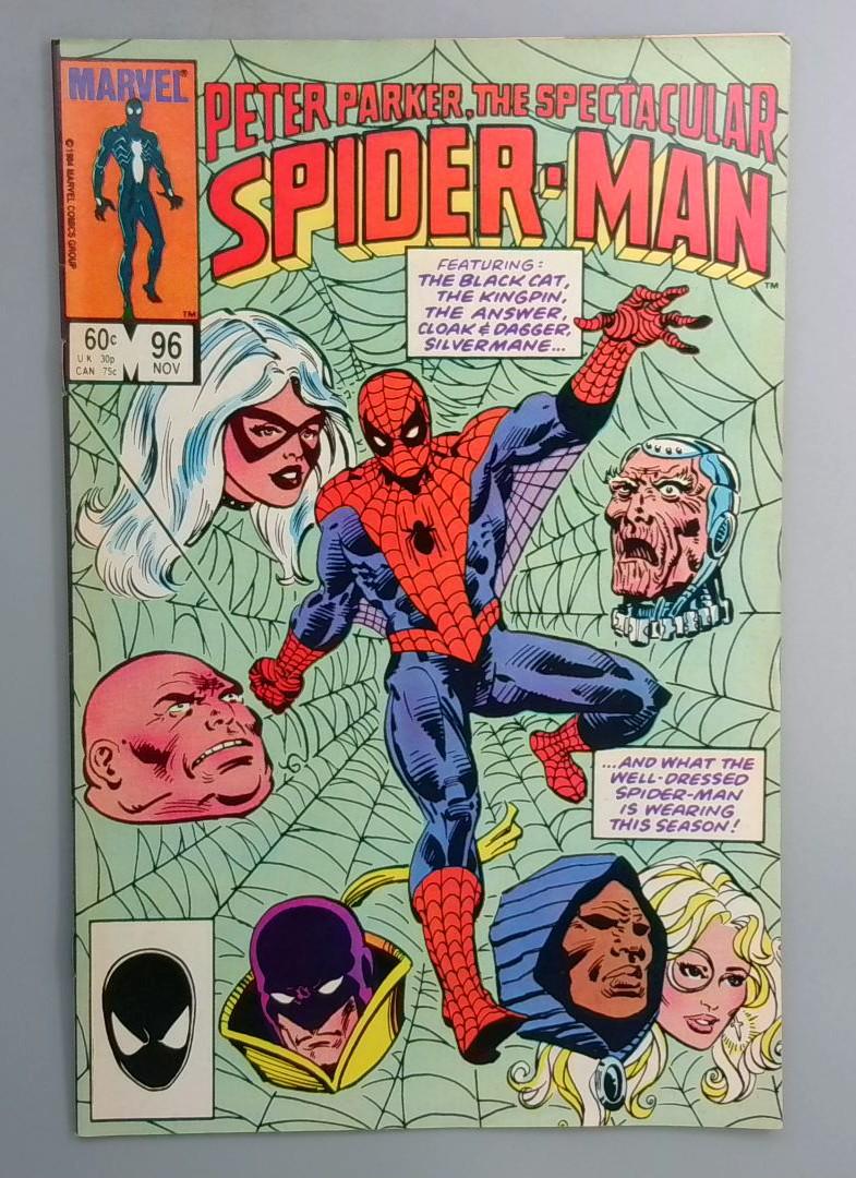 Spectacular Spider-Man #96 Black Cat Marvel 1984