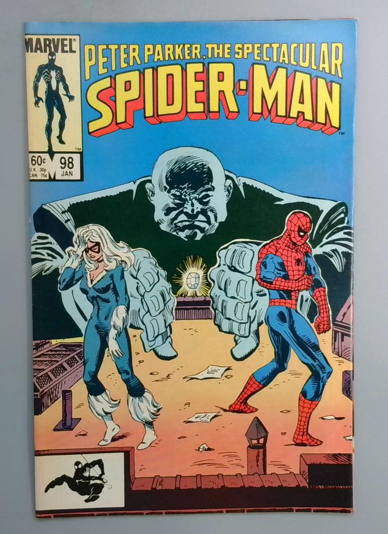 Spectacular Spider-Man #98 VF- First Appearance of the Spot Marvel 1984