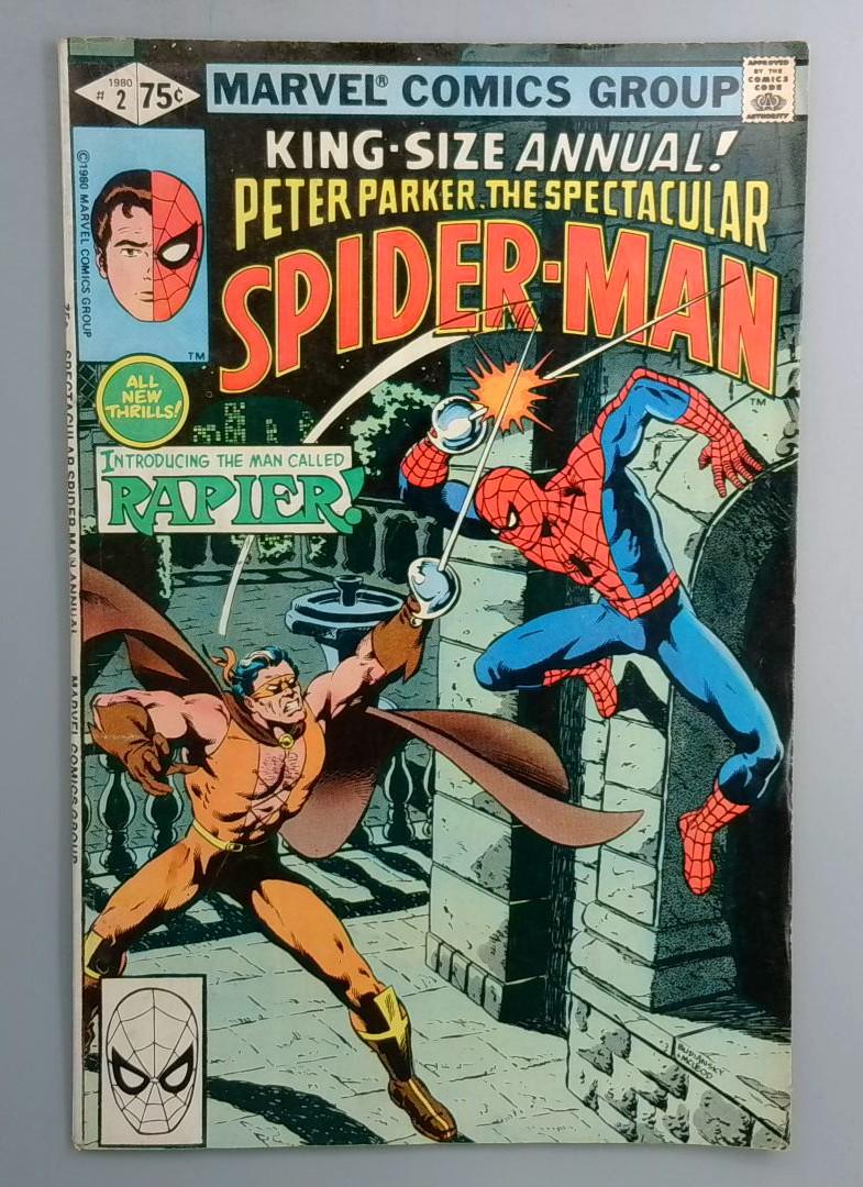 Spectacular Spider-Man Annual #2 1st Rapier Marvel 1980