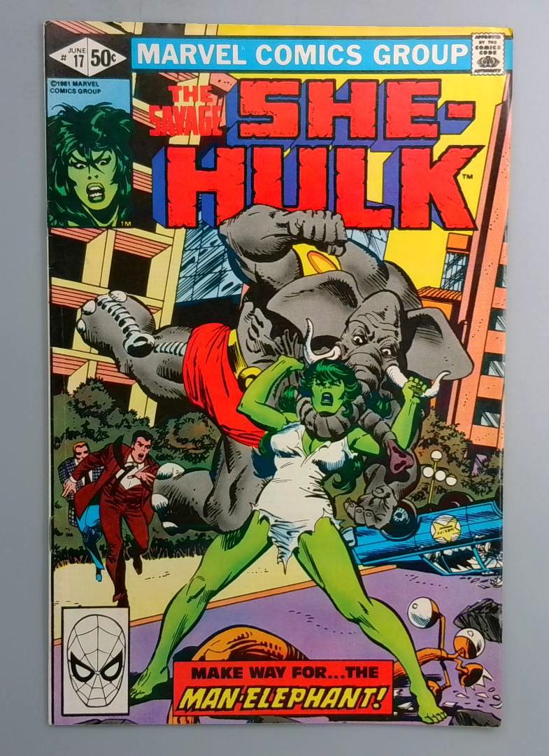 Savage She-Hulk #17 1st Appearance of Man-Elephant Marvel 1981