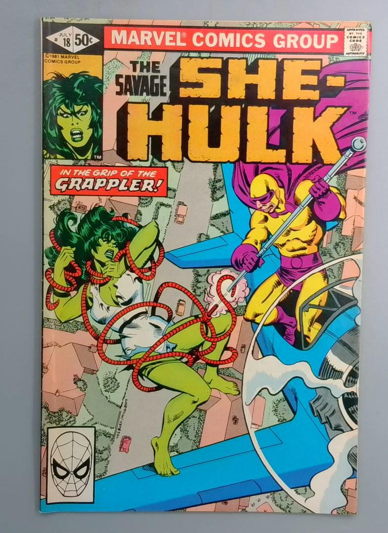 Savage She-Hulk #18 1st Appearance of Grappler Marvel 1981