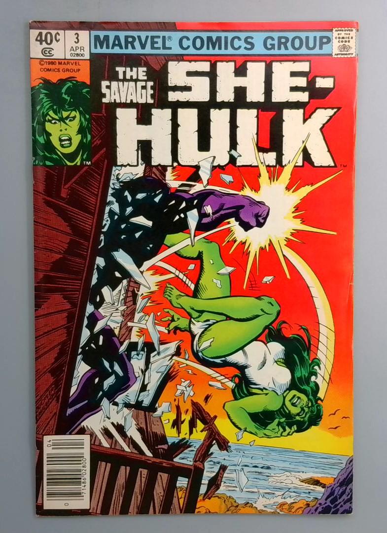 Savage She-Hulk #3 FN+ Newsstand Edition Marvel 1980