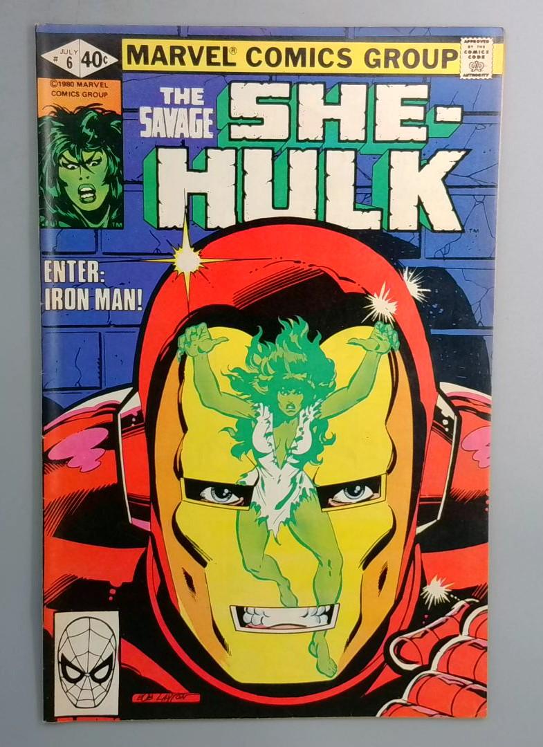 Savage She-Hulk #6 Iron Man Appearance & Cover Marvel 1980