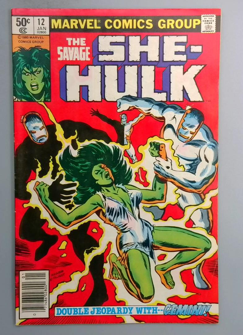 Savage She-Hulk #12 Gemini Appearance Newsstand Marvel 1981