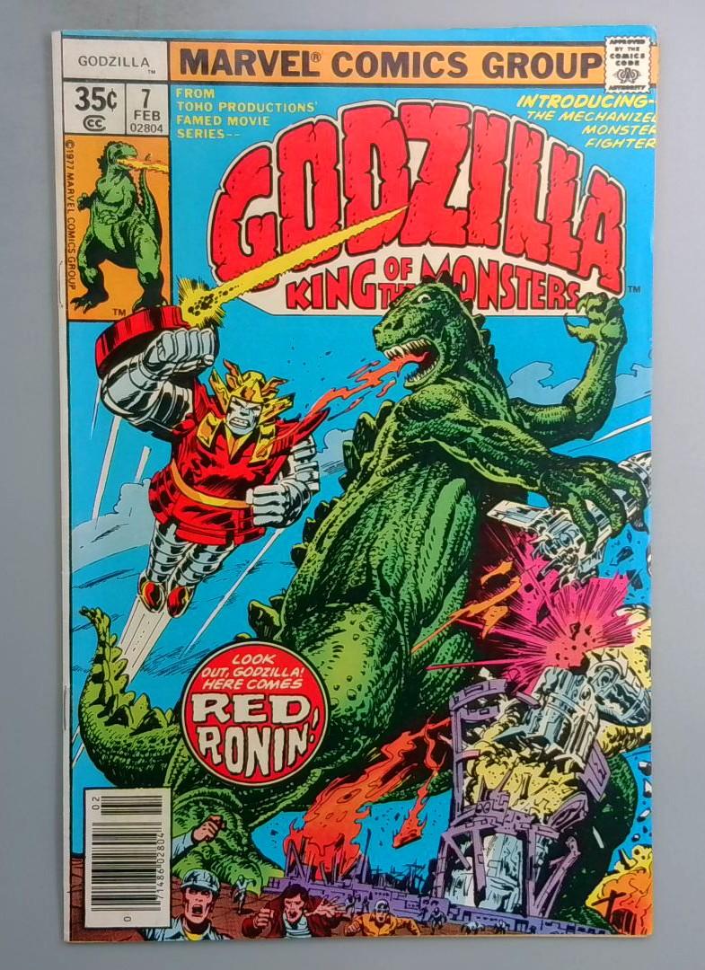 Godzilla #7 FN 1st Red Ronin Marvel 1978