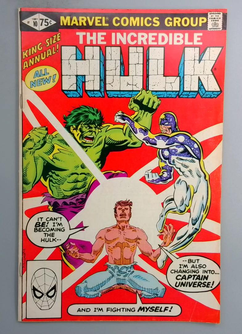 Incredible Hulk Annual #10 Captain Universe Marvel 1981