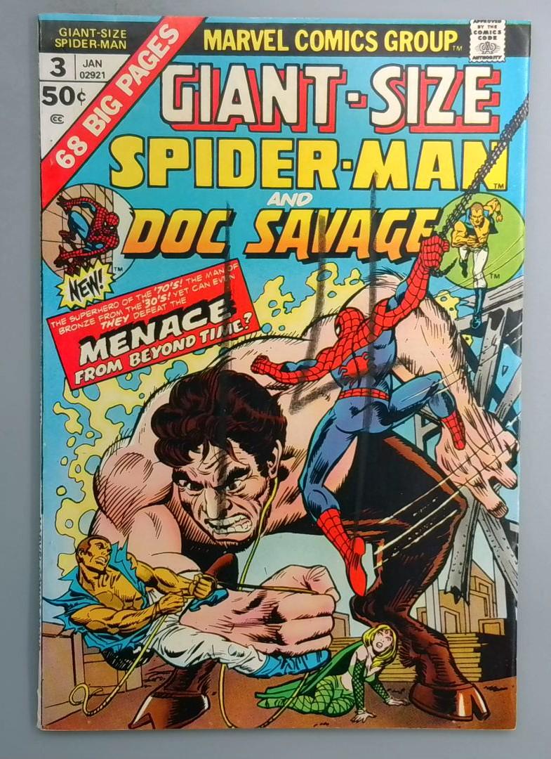 Giant-Size Spider-Man #3 Doc Savage Marvel 1975