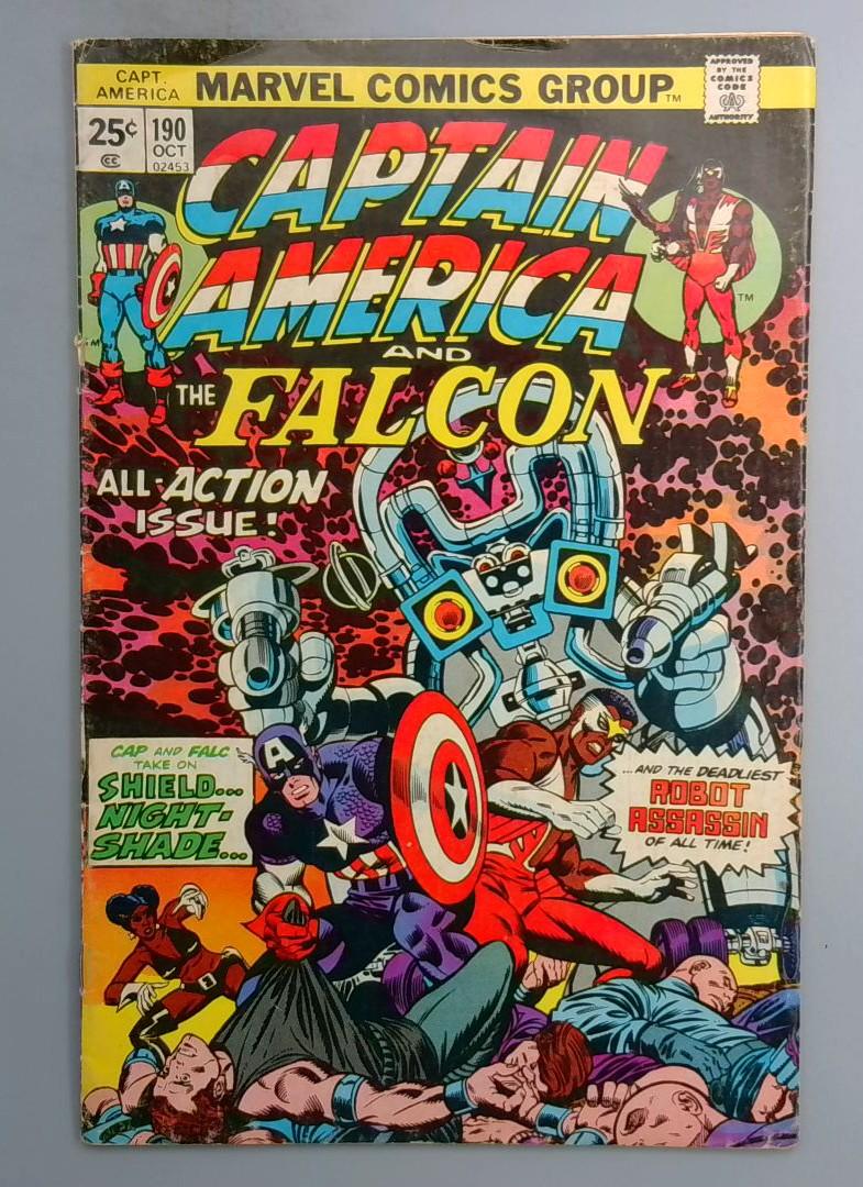Captain America #190 Nightshade Appearance Marvel 1975