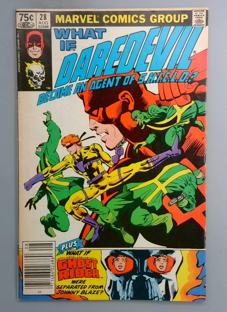 What If...? #28 Daredevil Became an Agent of S.h.i.e.l.d.? Newsstand Marvel 1981