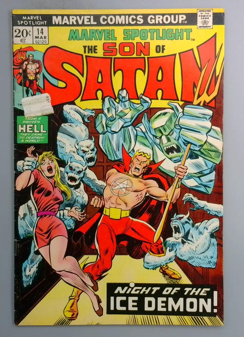 Marvel Spotlight #14 with Price Tag Marvel 1974