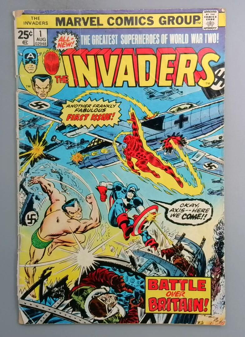 Invaders #1 1st Appearance of Donar Marvel 1975