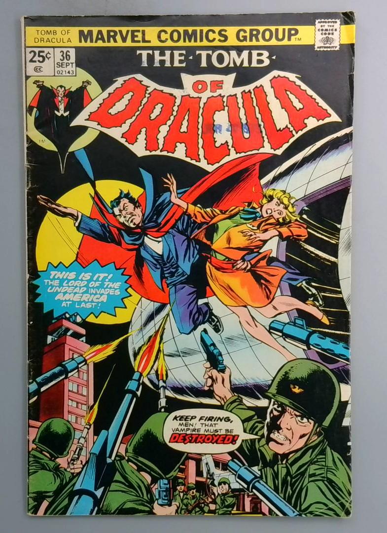 Tomb of Dracula #36 VG Marvel 1975