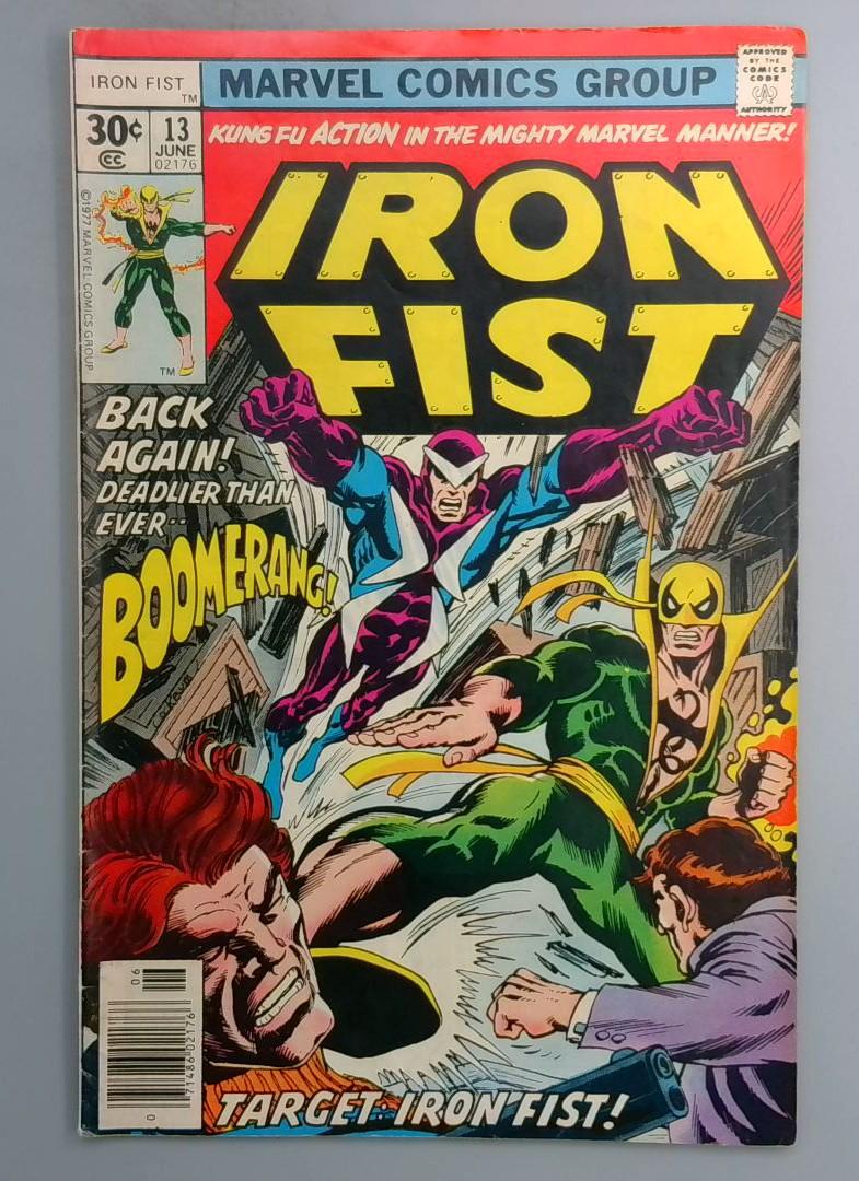 Iron Fist #13 1st Sabretooth Preview, Marvel 1977