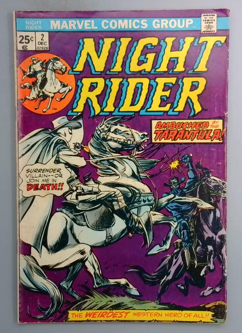 Night Rider #2 Marvel Comics December 1974